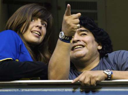 Foto de Dalma Maradona, filha de Diego Maradona