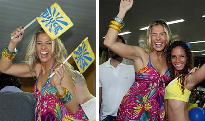 Adriane Galisteu na Unidos da Tijuca no Carnaval 2009