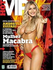 Mulher Macabra na capa da revista VIP