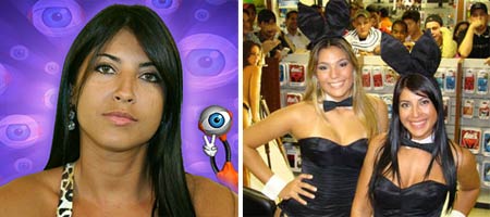 Priscila do BBB 9 como Coelhinha da PLayboy