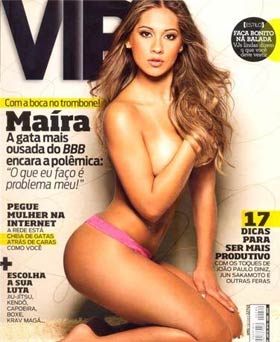 MAíra Cardi do BBB 9 na capa da revista VIP