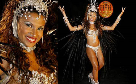 Fotos da Musa da Grande Rio no Carnaval 2010