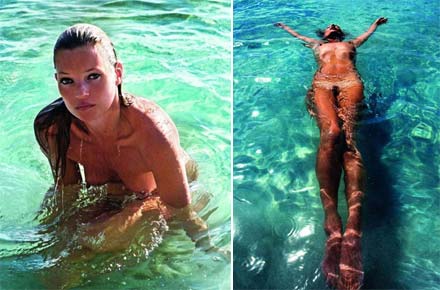 Fotos de Kate Moss nua na Vogue