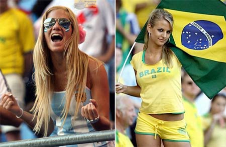 Mulheres Gostosas em Clima de Copa do Mundo