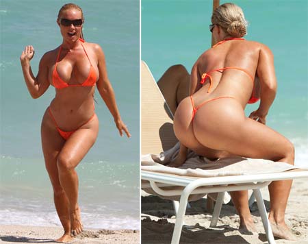 Fotos de Nicole Coco Austin de Biquini na Praia