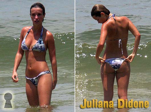Juliana Didone de Biquini na Praia