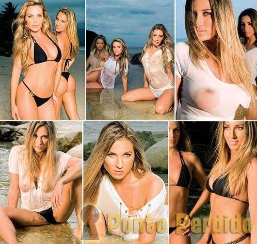 Fotos de Loiras de Biquini na Revista Maxim