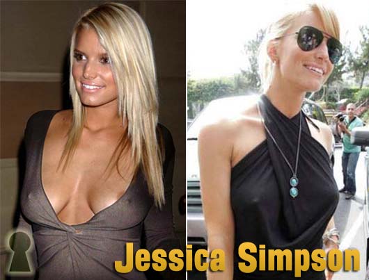 Fotos de Jessica Simpson com Faróis Acesos