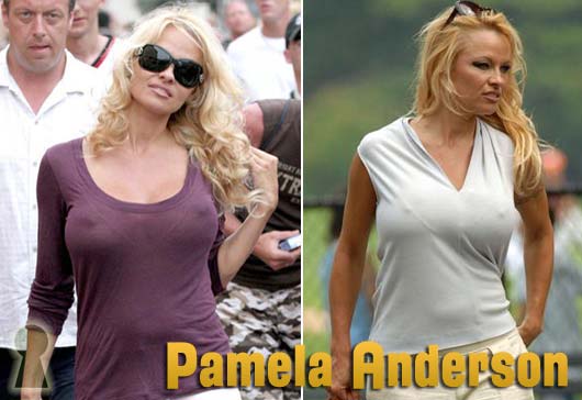 Fotos de Pamela Anderson com Faróis Acesos