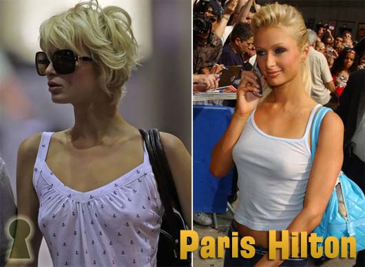 Fotos de Paris Hilton com Faróis Acesos