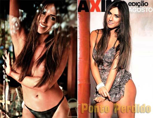 Fotos de Nicole Bahls na Revista Maxim