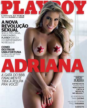 Adriana do BBB na Capa da Playboy de Setembro