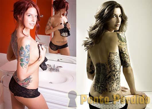Fotos de Lindas Mulheres Tatuadas