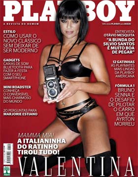 Valentina Francavilla na Capa da Revista Playboy