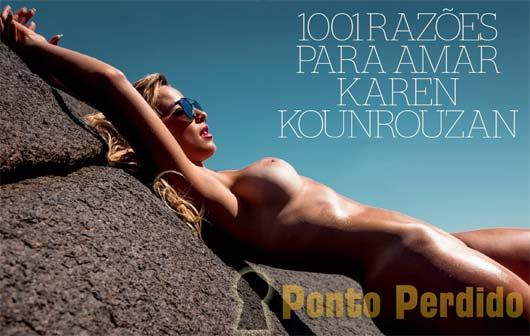 Fotos da Coleguinha Karen Kounrouzan na Playboy