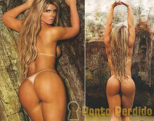 Fotos de Carine Felizardo, a Miss Bumbum 2012, na Revista Sexy