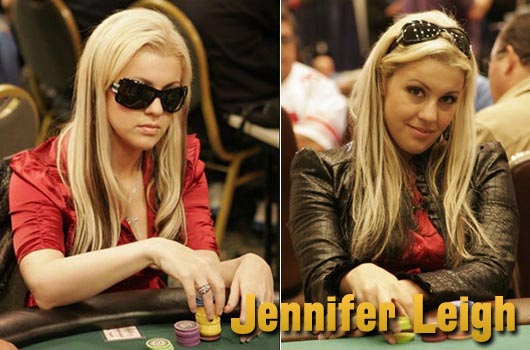 Lindas Jogadoras de Poker Jennifer Leigh