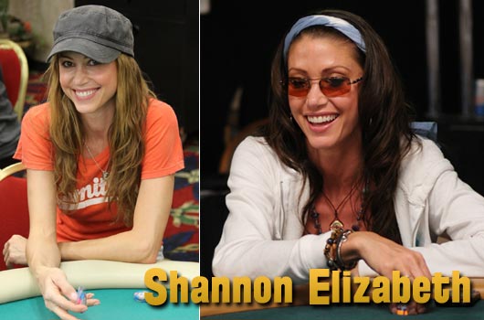 Lindas Jogadoras de Poker Shannon Elizabeth