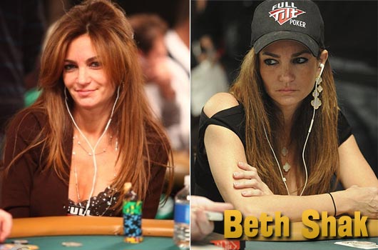 Lindas Jogadoras de Poker Beth Shak